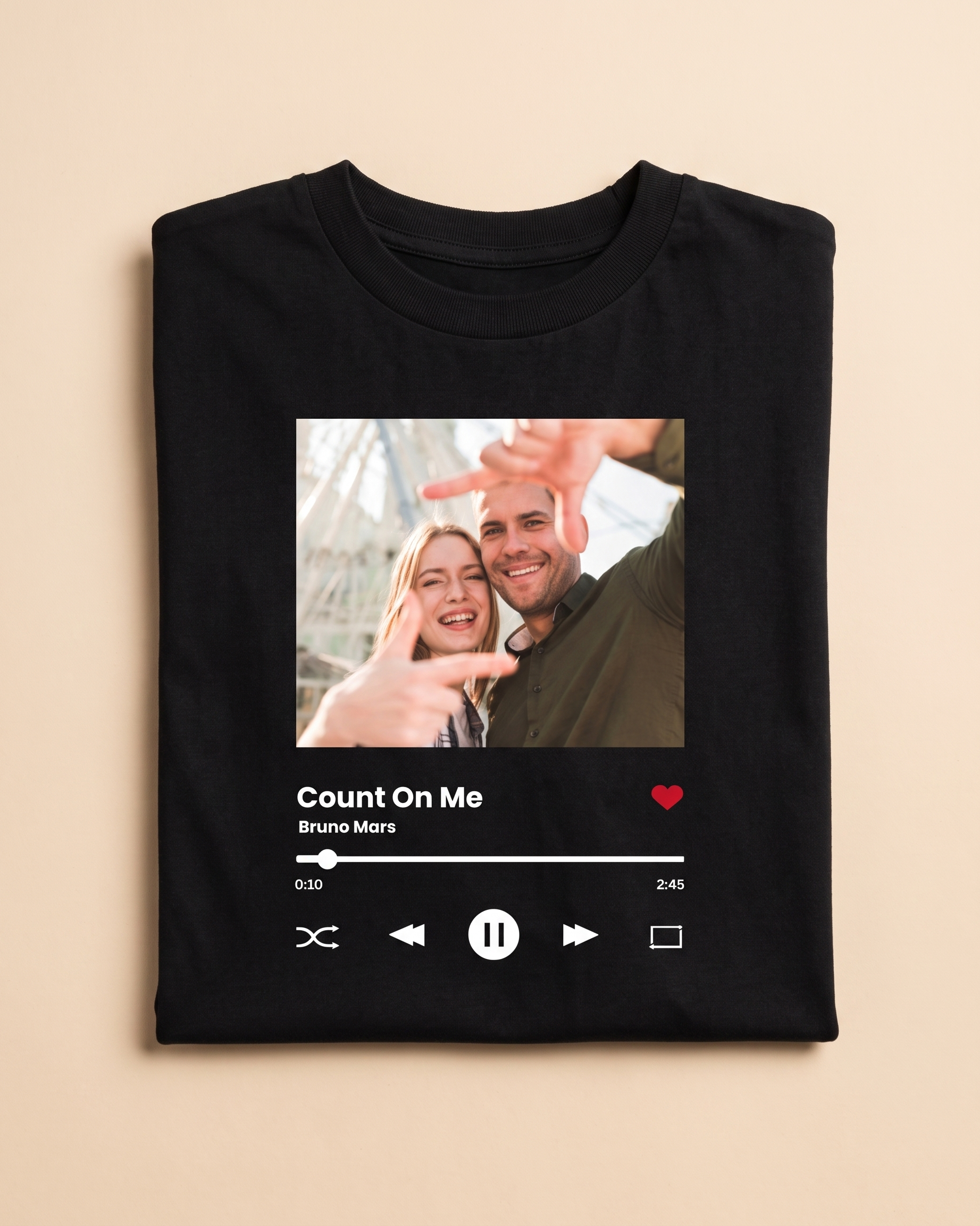 (For Couple) T-shirt avec musique