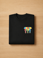 T-shirt papa personnalisé prénom enfants rétro — vue 1 (version précédente)
