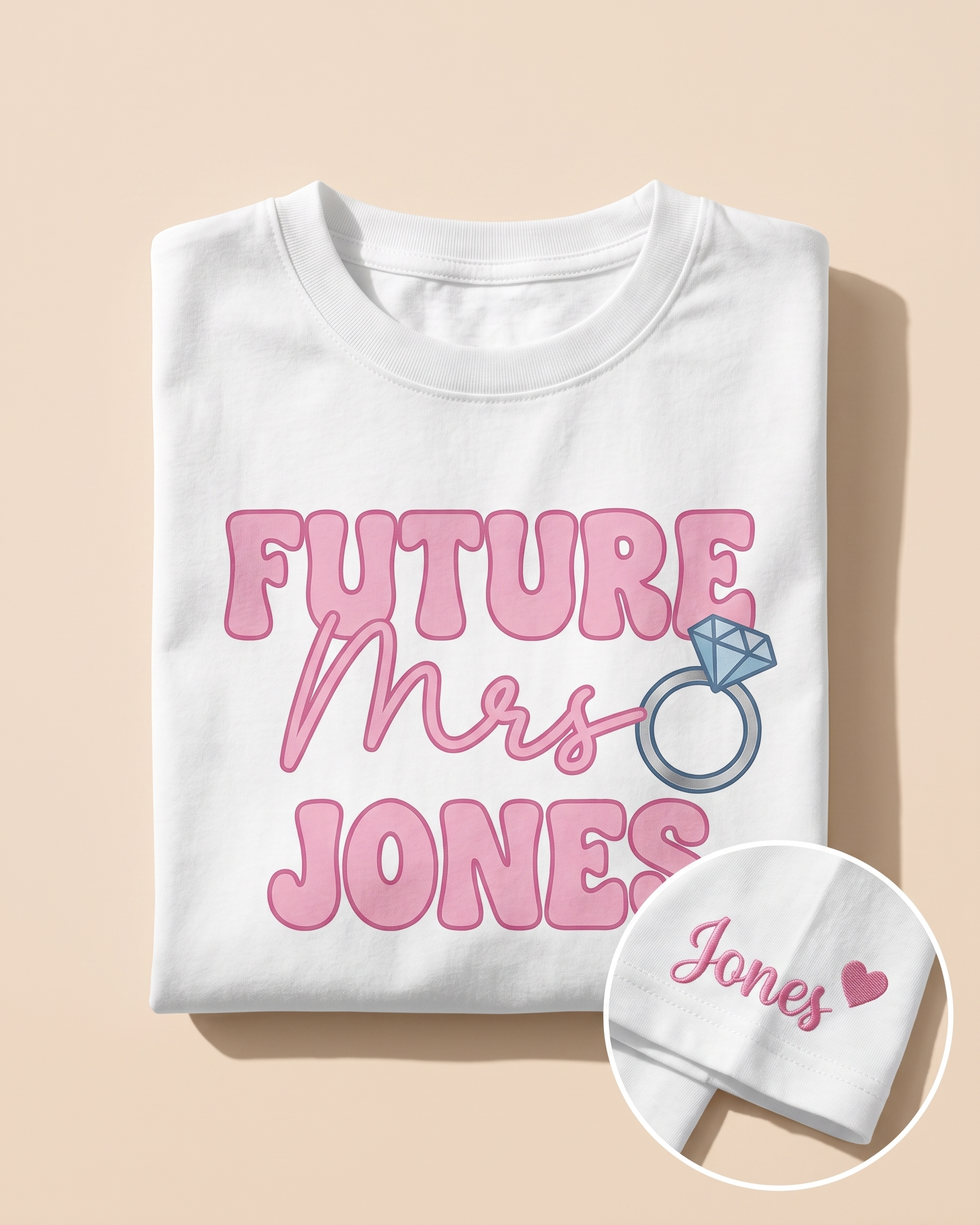 (US) Personalisiertes Oversized T-Shirt "In My Engaged Era" #1 #2 · T-shirt #2