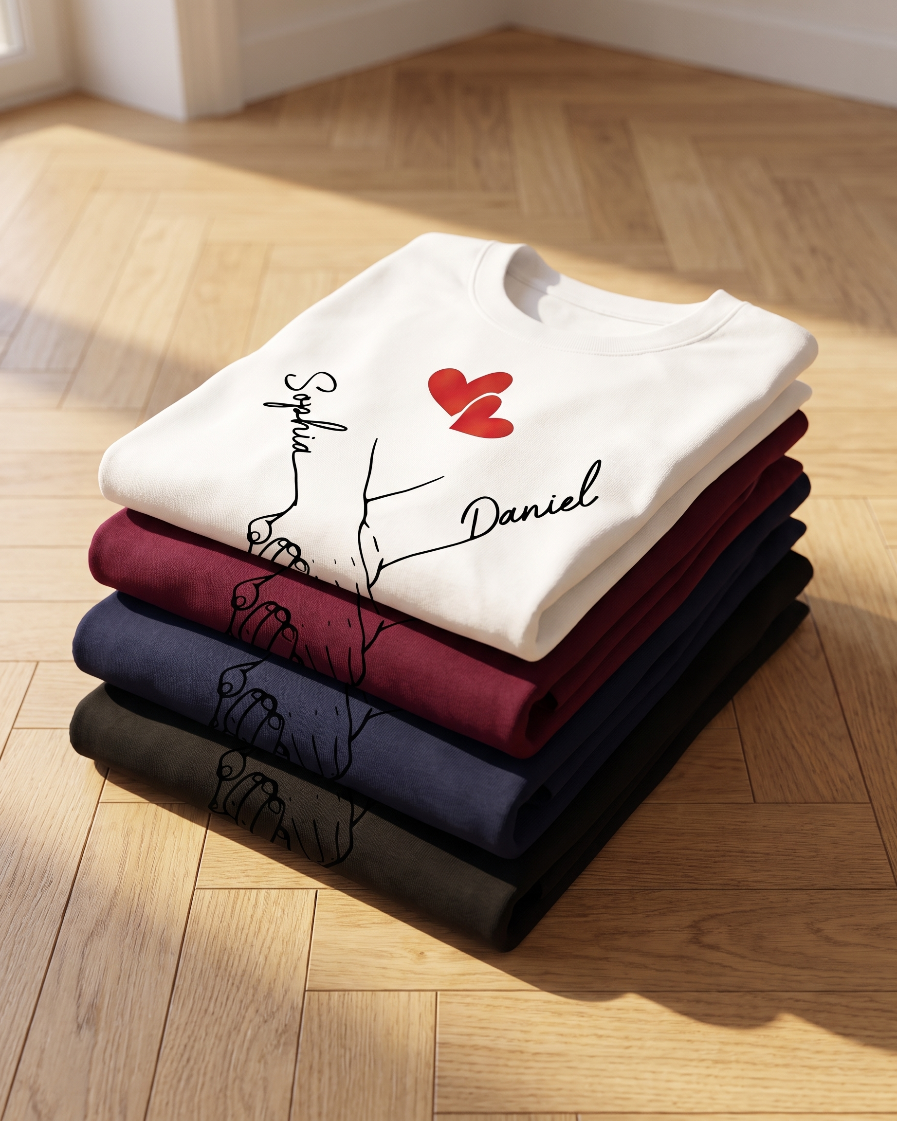 Câlin De Poche Personnalisé - Cadeau Couple Tu Es Coincé Ave #1 · T-shirt #1