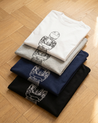 T-shirt couple personnalisé — votre dessin à deux