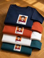 T-shirt Portrait Papa personnalisé illustré enfants