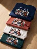T-shirt Papa photos personnalisé enfants imprimé France — vue 4