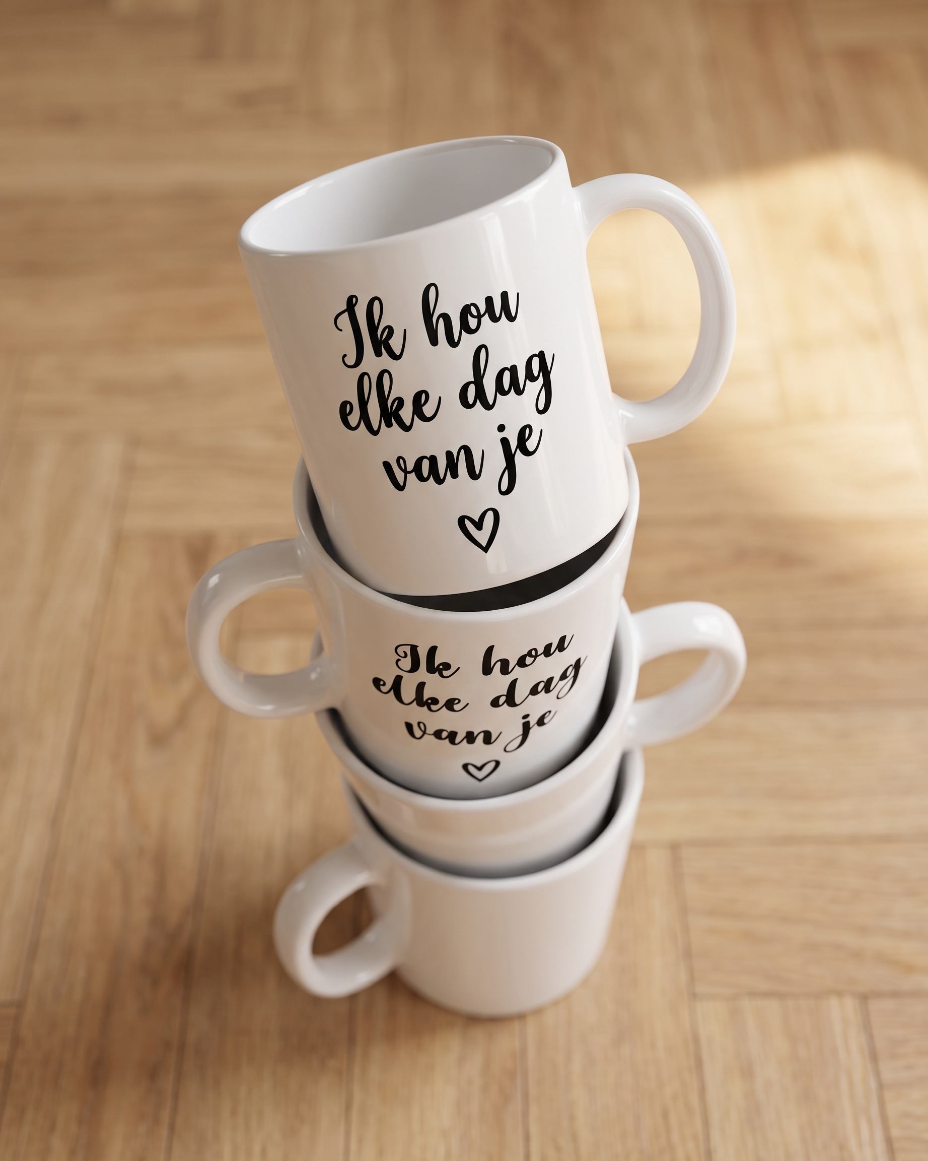 Mug Saint-Valentin personnalisé — je t'aime chaque jour