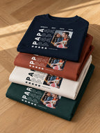 T-shirt World's Best Papa personnalisé photos famille France — vue 3