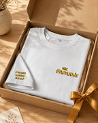 T-shirt The Papasons personnalisé prénoms enfants rétro — vue 2 (version précédente)