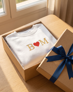 Sweat-shirt personnalisé pour couple, avec portrait brodé en #2 #1 · T-shirt #1