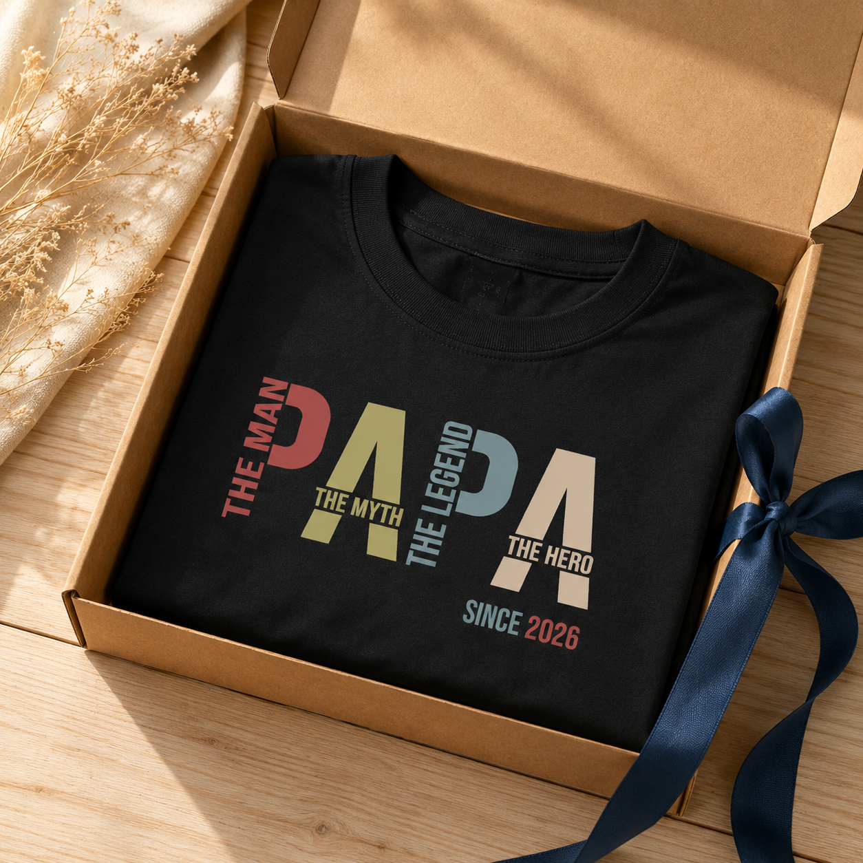 T-shirt "THE PAPA"  personnalisée