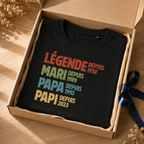 T-shirt "LÉGENDE" personnalisée