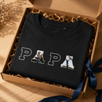 T-shirt PAPA avec images personnalisables