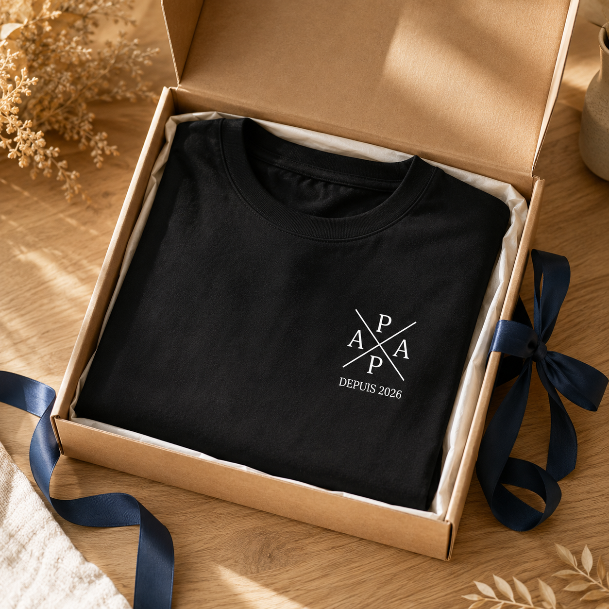 T-shirt PAPA depuis date
