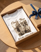 T-shirt couple « Only You » personnalisé — vos prénoms — vue 5