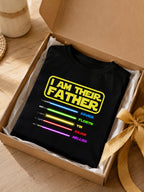 T-shirt I Am Their Father personnalisé prénoms brodés Star Wars — vue 5