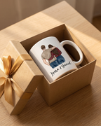 Mug Saint-Valentin personnalisé — vos prénoms