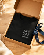 T-shirt Papa depuis date personnalisé prénoms brodé France — vue 2 (version précédente)