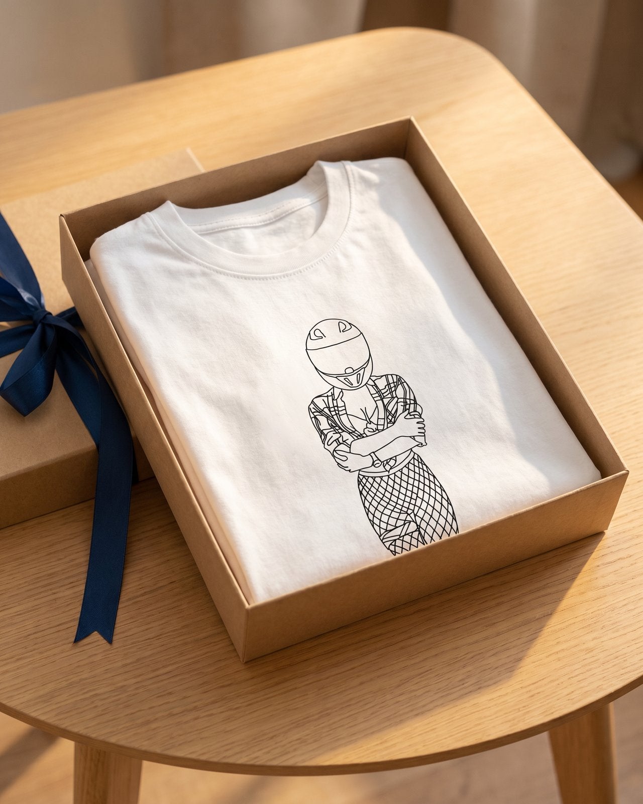 T-shirt couple personnalisé — votre dessin à deux — vue 5