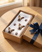 Chaussettes Personnalisées « Photo & Symbole » avec Votre An · Chaussette #-1