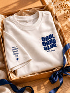 T-shirt Papa Cool Dads Club personnalisé prénoms brodé France