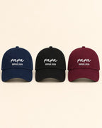 Casquette Papa personnalisée prénom enfants brodé France — vue 1 (version précédente)